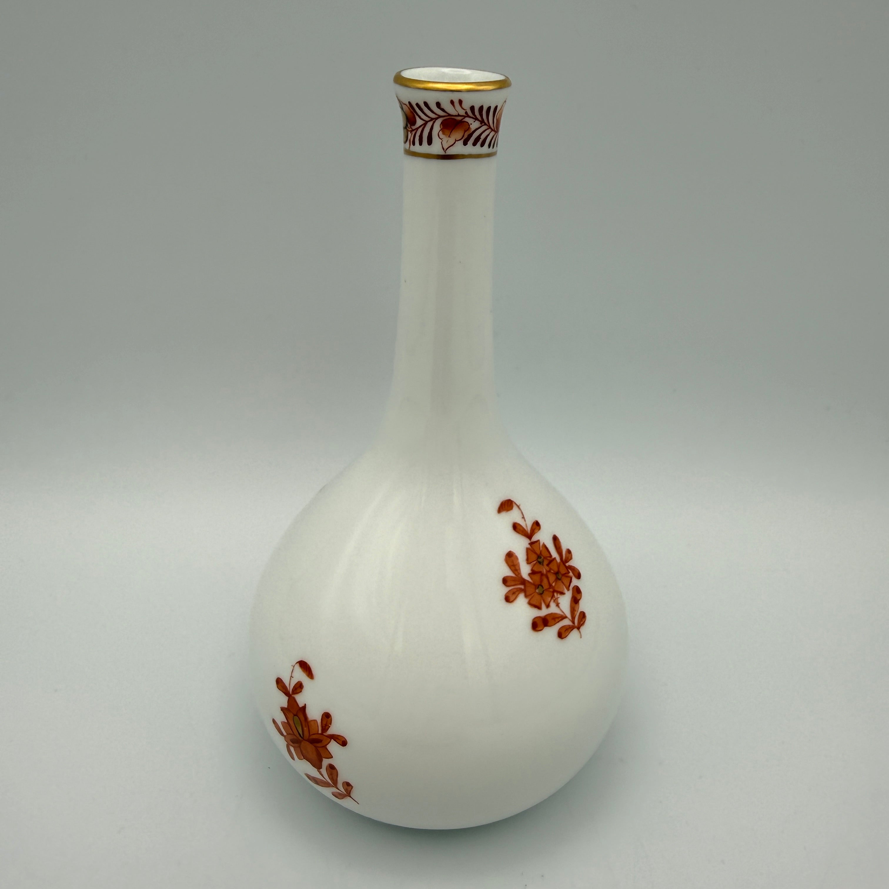 Herend Hungary Apponyi Orange AOG Miniaturvase 7105 handbemalt Porzellan 12,6 cm Showroom Ansbach