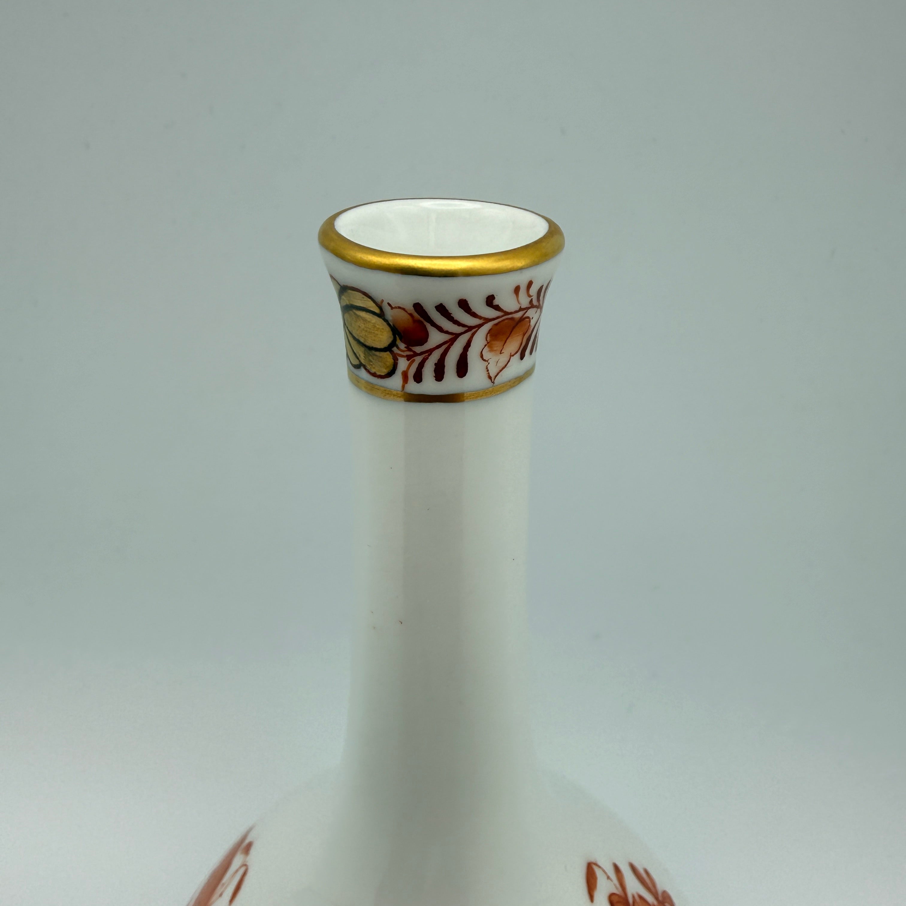Herend Hungary Apponyi Orange AOG Miniaturvase 7105 handbemalt Porzellan 12,6 cm Showroom Ansbach
