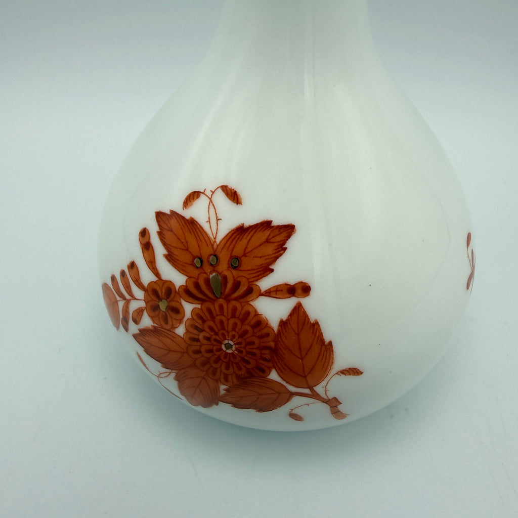 Herend Hungary Apponyi Orange AOG Miniaturvase 7105 handbemalt Porzellan 12,6 cm Showroom Ansbach