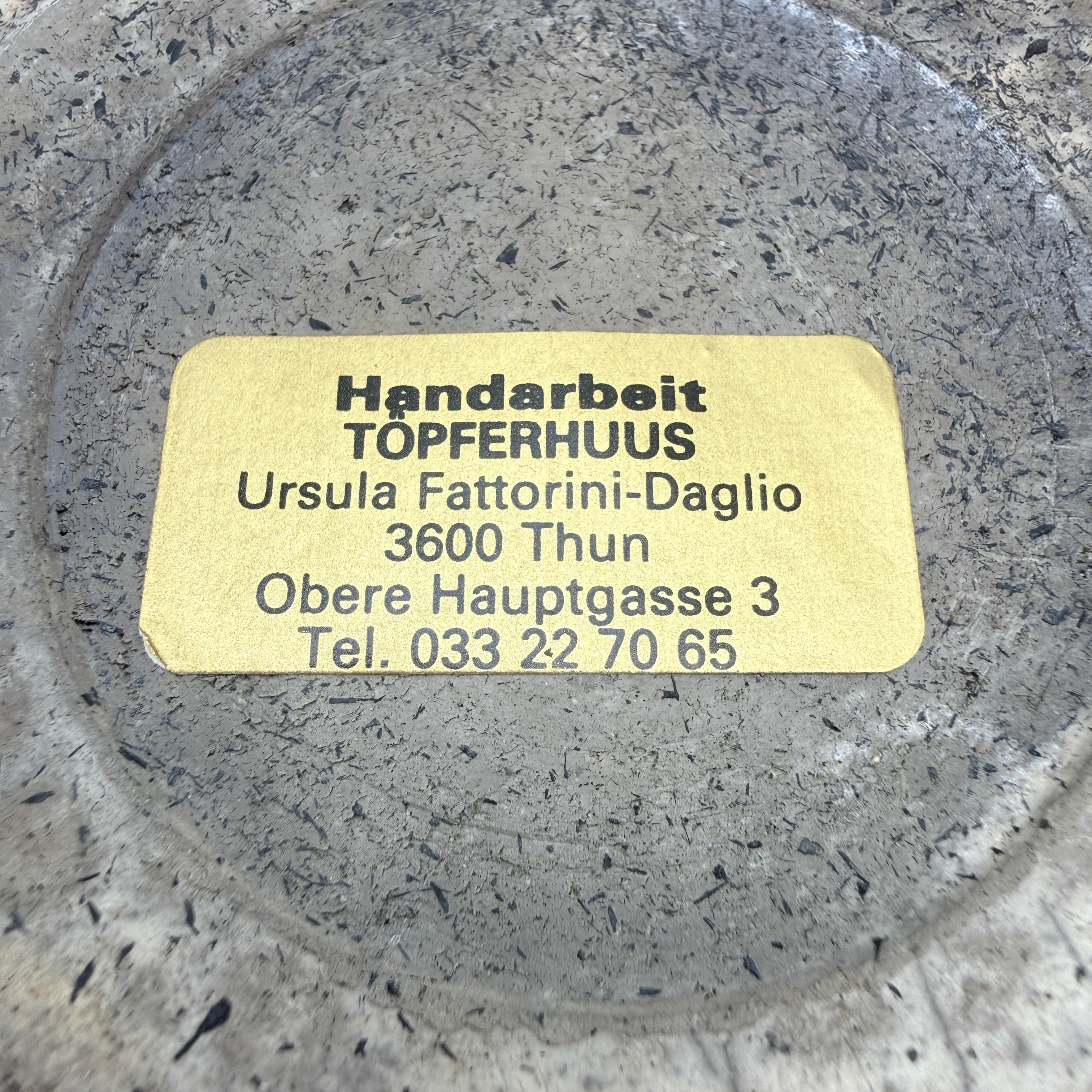 Studiokeramik Schale mit Deckel Ursula Fattorini-Daglio Thun I Raku Keramik Ursula Frattorini-Daglio