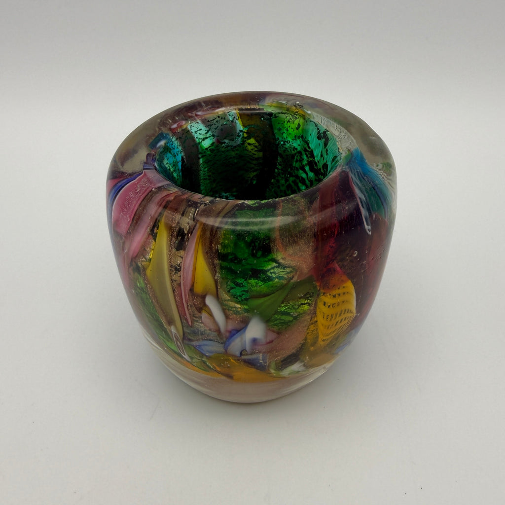 Dino Martens für Aureliano Toso I Tutti Frutti Murano Glasvase I 5,7 cm Dino Martens