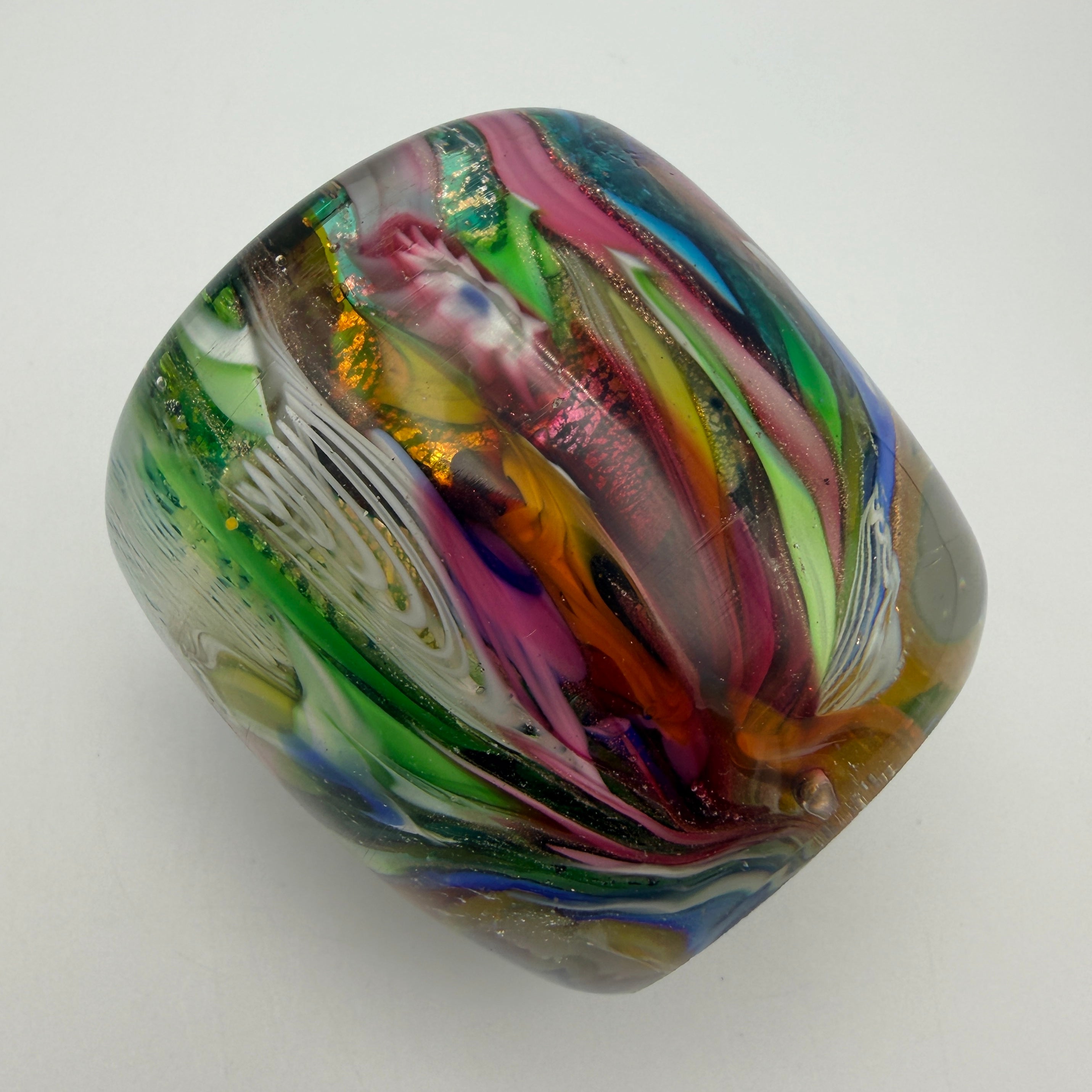Dino Martens für Aureliano Toso I Tutti Frutti Murano Glasvase I 5,7 cm Dino Martens