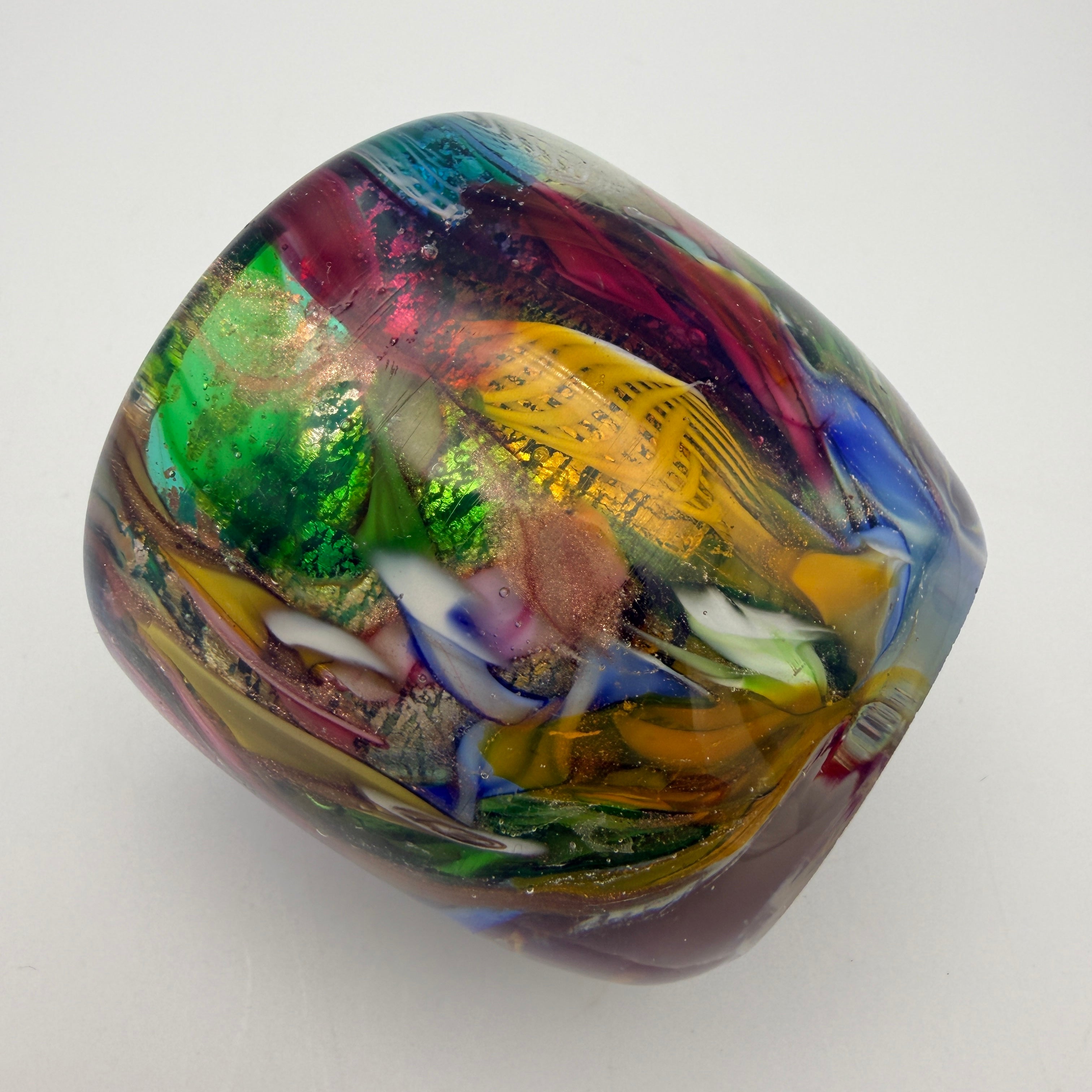 Dino Martens für Aureliano Toso I Tutti Frutti Murano Glasvase I 5,7 cm Dino Martens