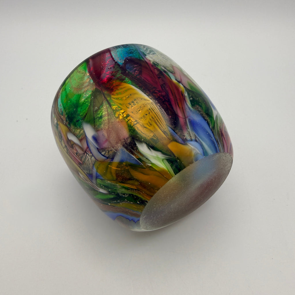 Dino Martens für Aureliano Toso I Tutti Frutti Murano Glasvase I 5,7 cm Dino Martens