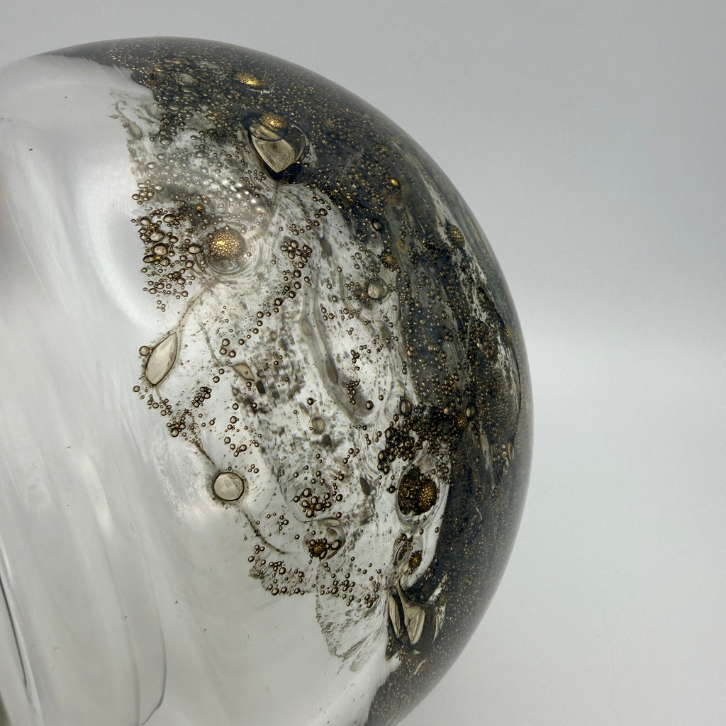 Peill & Putzler Glasvase I Serie Aurum Oxid-Gold I signiert Peill & Putzler