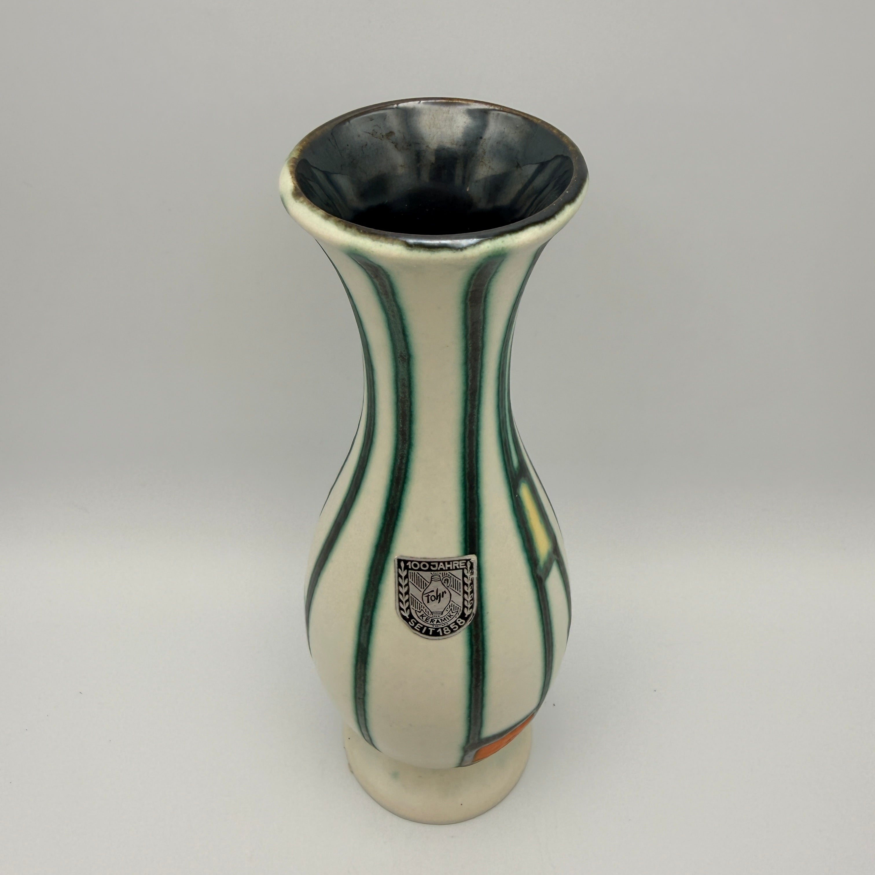 Fohr Keramik Vase - 100 Jahre  - 1958 WGP Mid Century Fohr Keramik