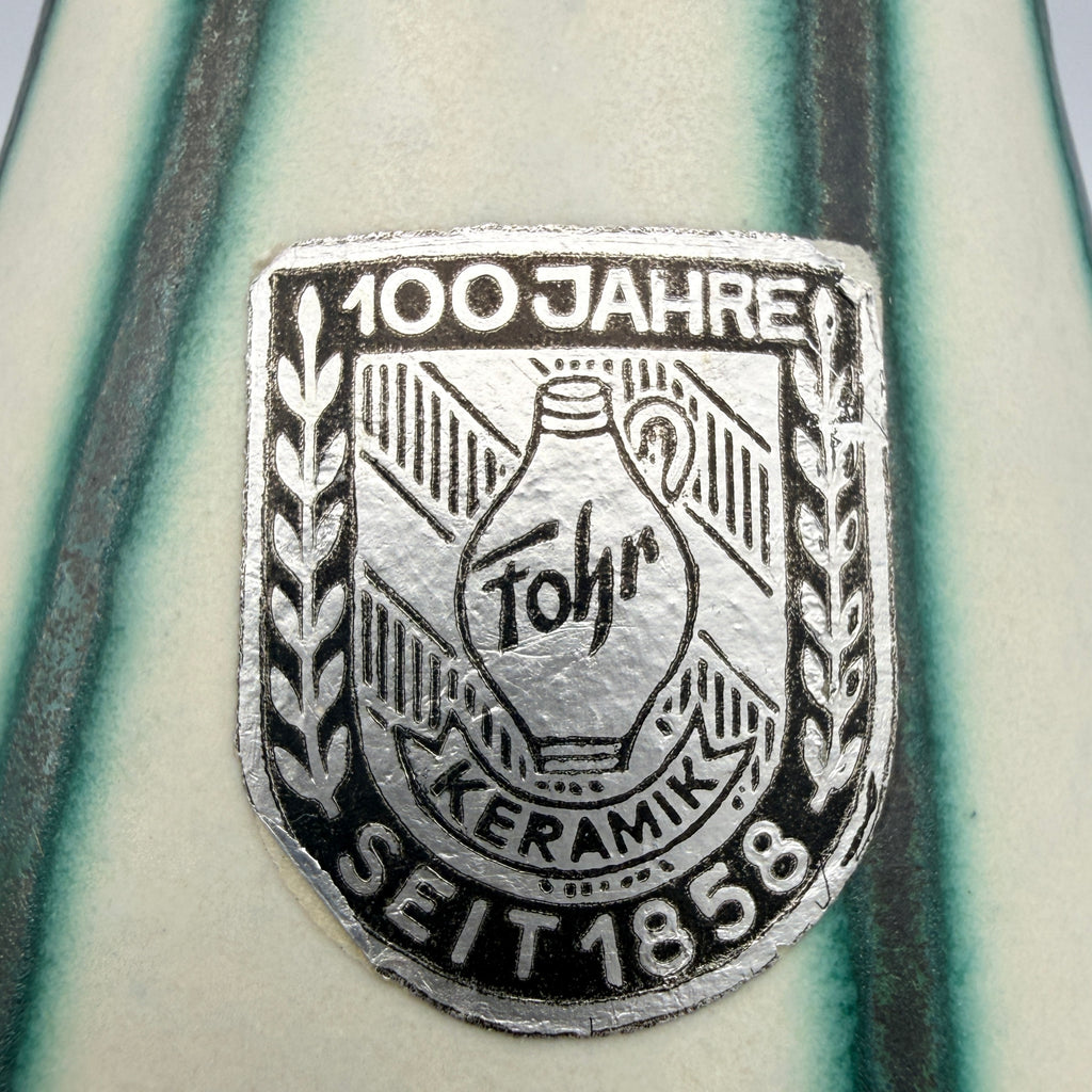 Fohr Keramik Vase - 100 Jahre  - 1958 WGP Mid Century Fohr Keramik