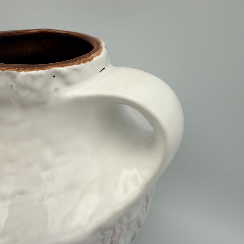 Carstens Tönnieshof Vase I 223-15 I Fat Lava Relief Weiß Carstens Tönnieshof