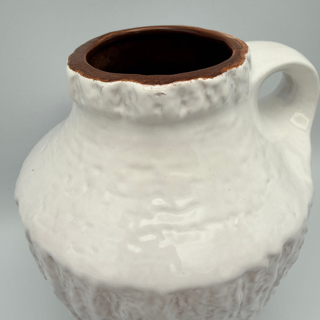 Carstens Tönnieshof Vase I 223-15 I Fat Lava Relief Weiß Carstens Tönnieshof