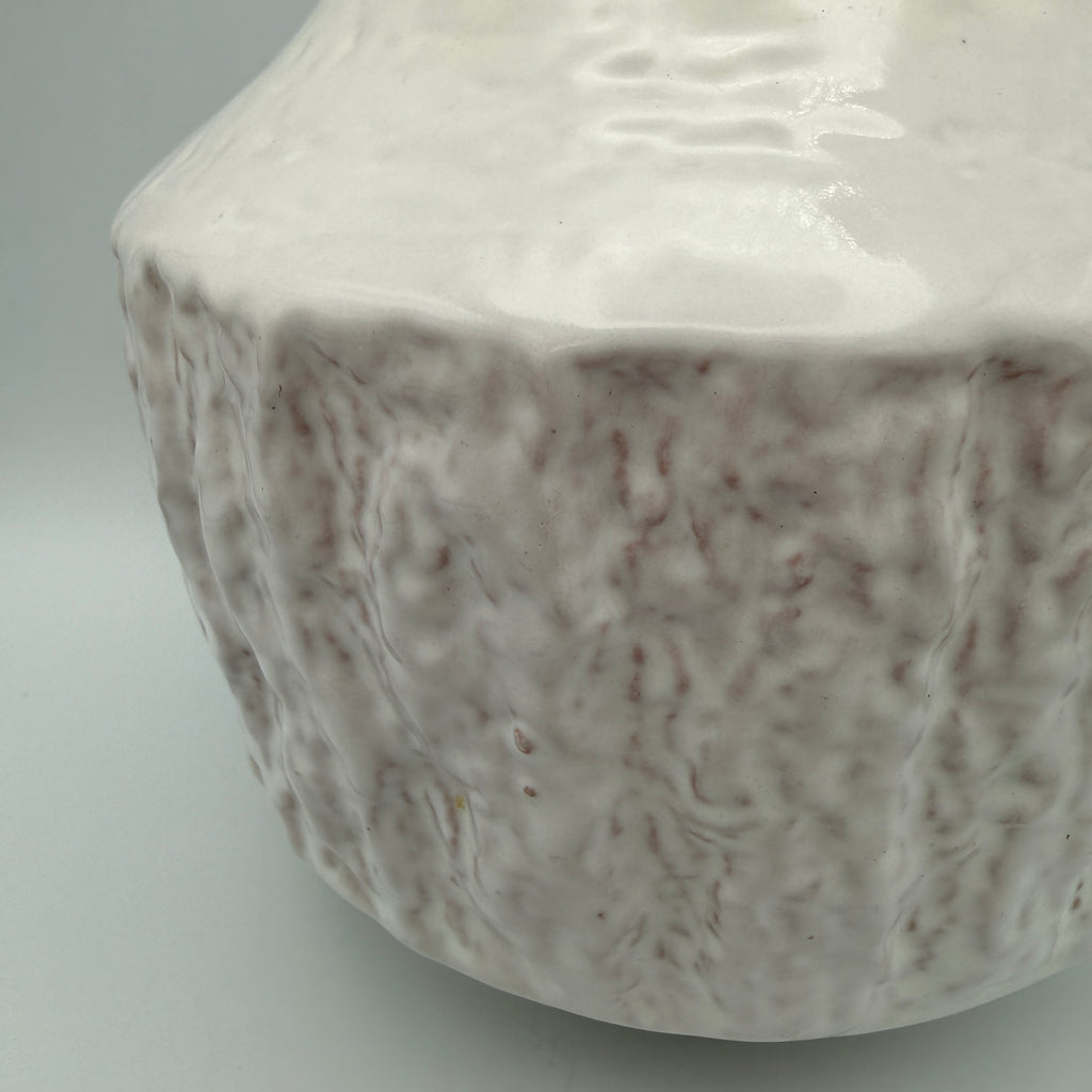Carstens Tönnieshof Vase I 223-15 I Fat Lava Relief Weiß Carstens Tönnieshof