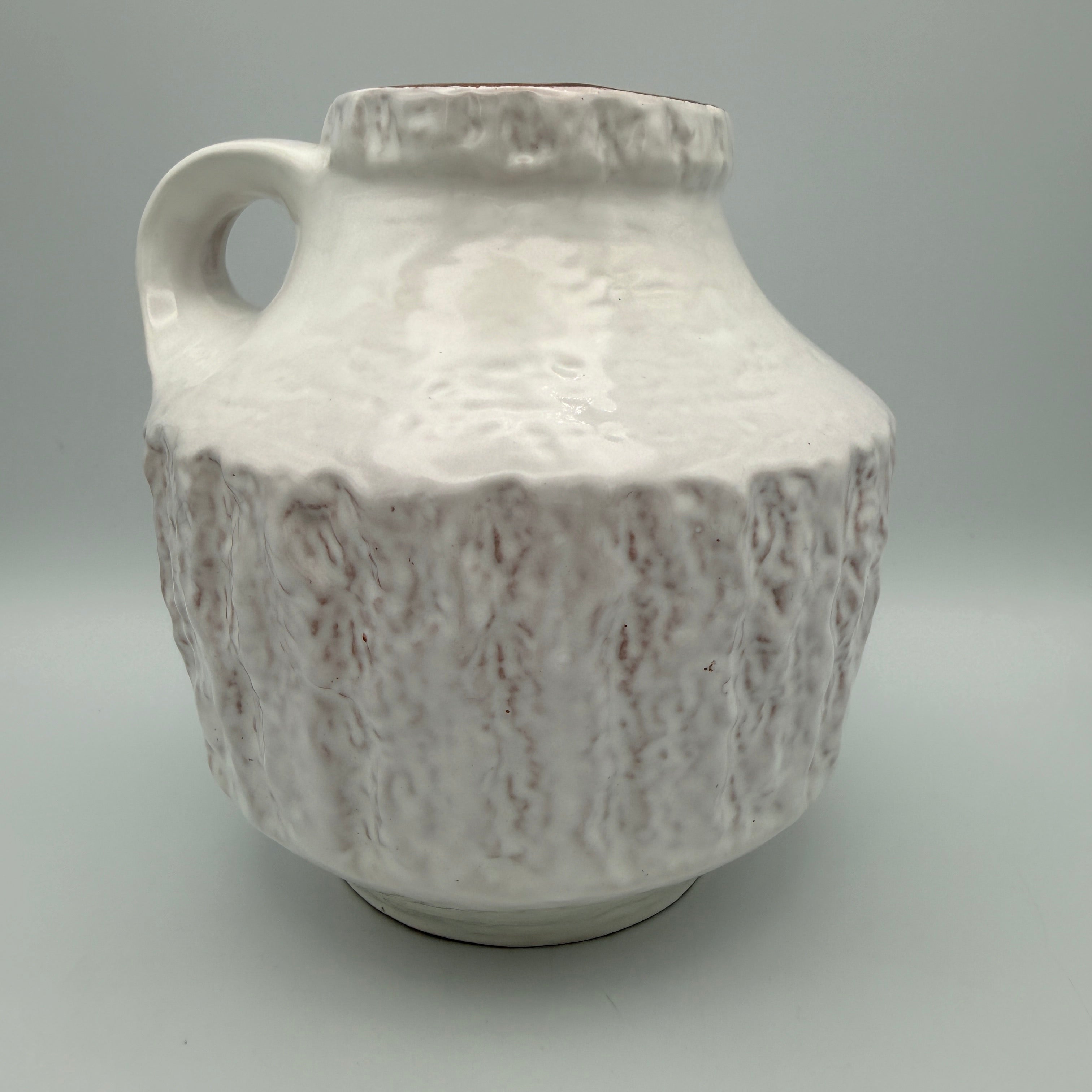 Carstens Tönnieshof Vase I 223-15 I Fat Lava Relief Weiß Carstens Tönnieshof