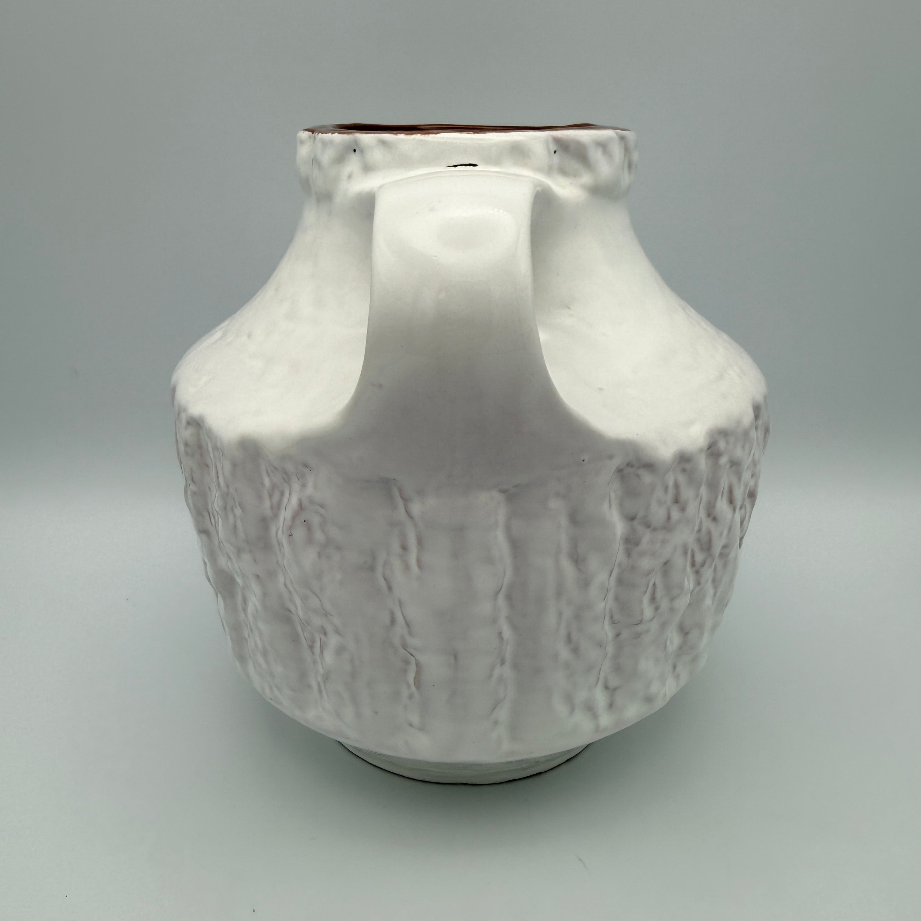 Carstens Tönnieshof Vase I 223-15 I Fat Lava Relief Weiß Carstens Tönnieshof