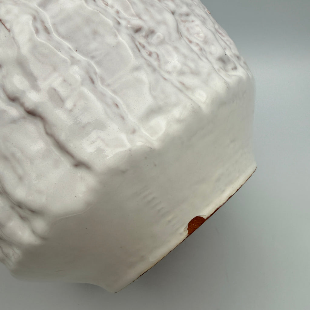 Carstens Tönnieshof Vase I 223-15 I Fat Lava Relief Weiß Carstens Tönnieshof