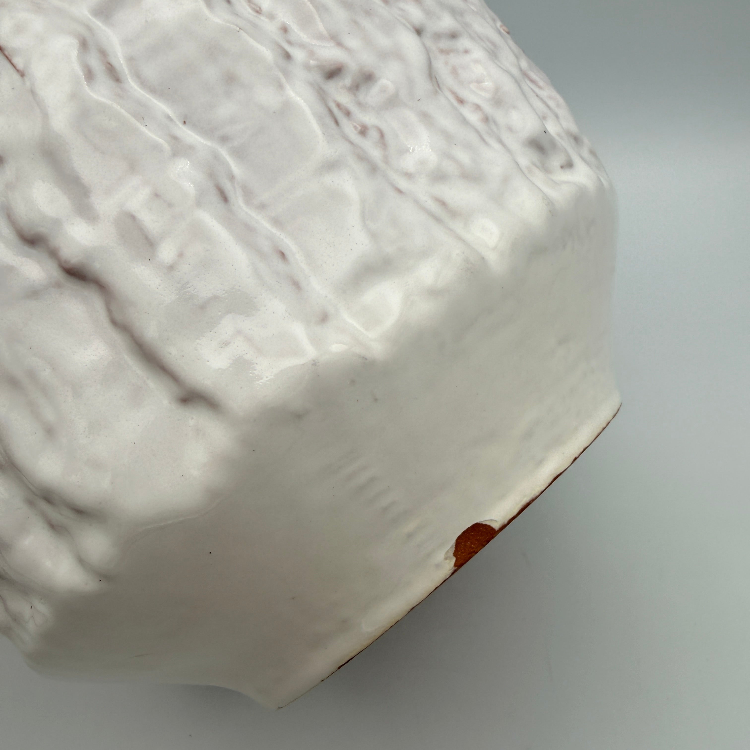 Carstens Tönnieshof Vase I 223-15 I Fat Lava Relief Weiß Carstens Tönnieshof