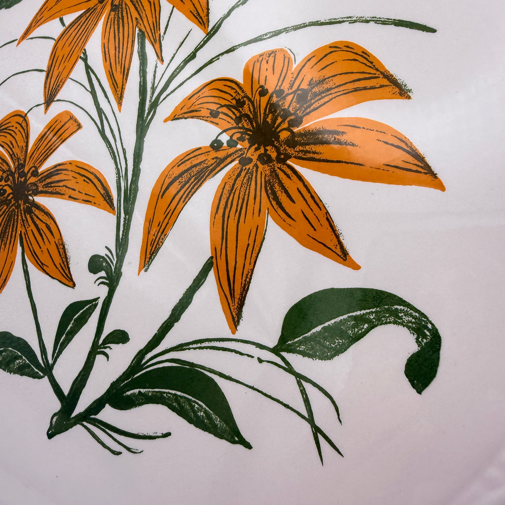 Edelkeramik Grünstadt Tortenplatte 50er Blumen 31 cm Edelkeramik Grünstadt