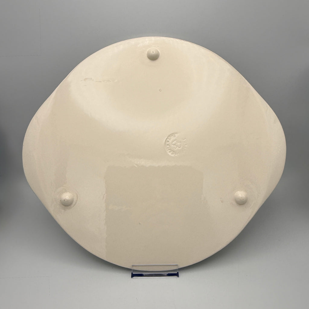 Edelkeramik Grünstadt Tortenplatte 50er Blumen 31 cm Edelkeramik Grünstadt