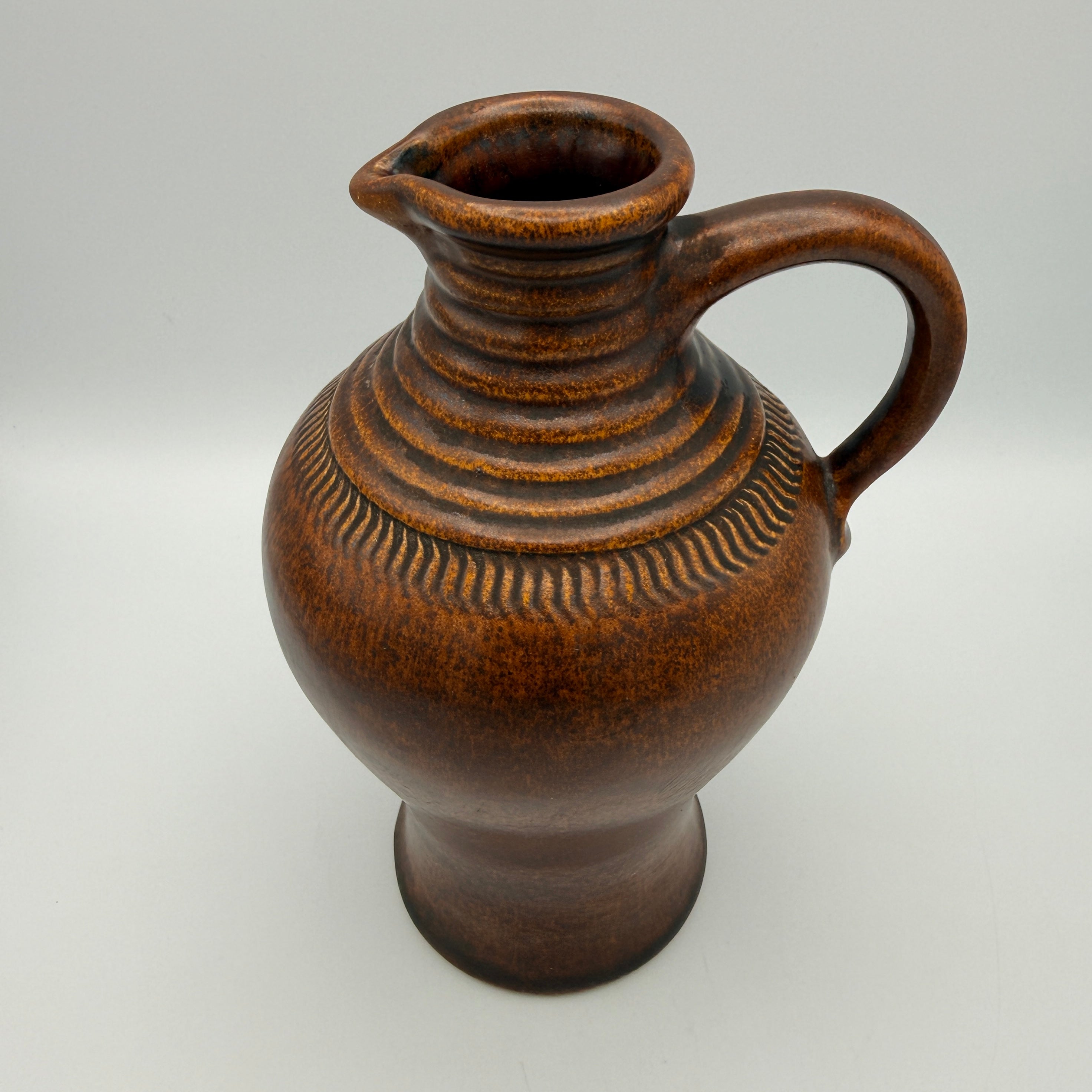 Manfred Buchholz MB Keramik Krugvase 409/20 Braun 21 cm Manfred Buchholz