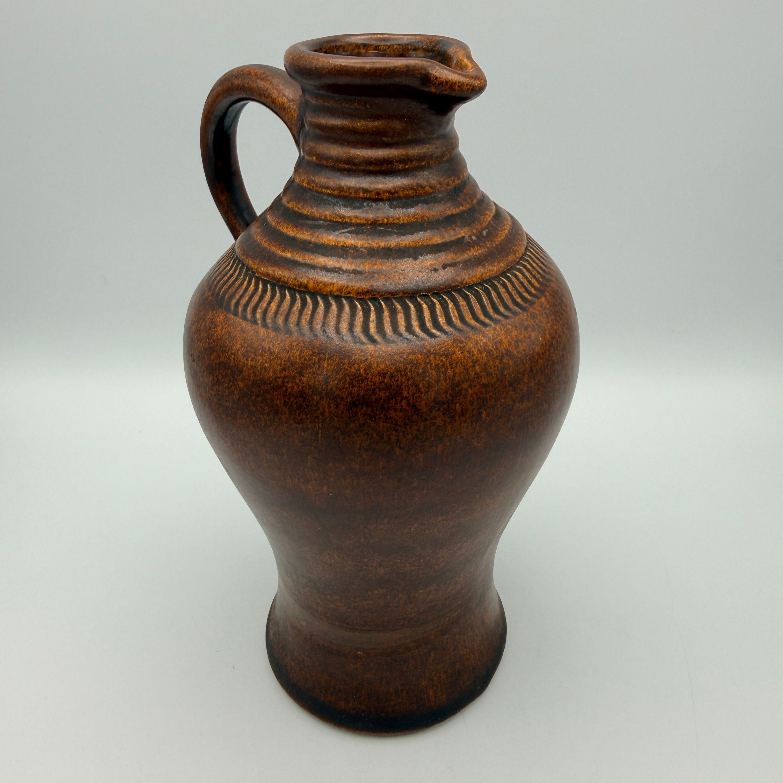 Manfred Buchholz MB Keramik Krugvase 409/20 Braun 21 cm Manfred Buchholz
