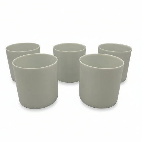 5er Set Hutschenreuther Tasseneinsätze Weiß I Becher Einsätze Porzellan Hutschenreuther