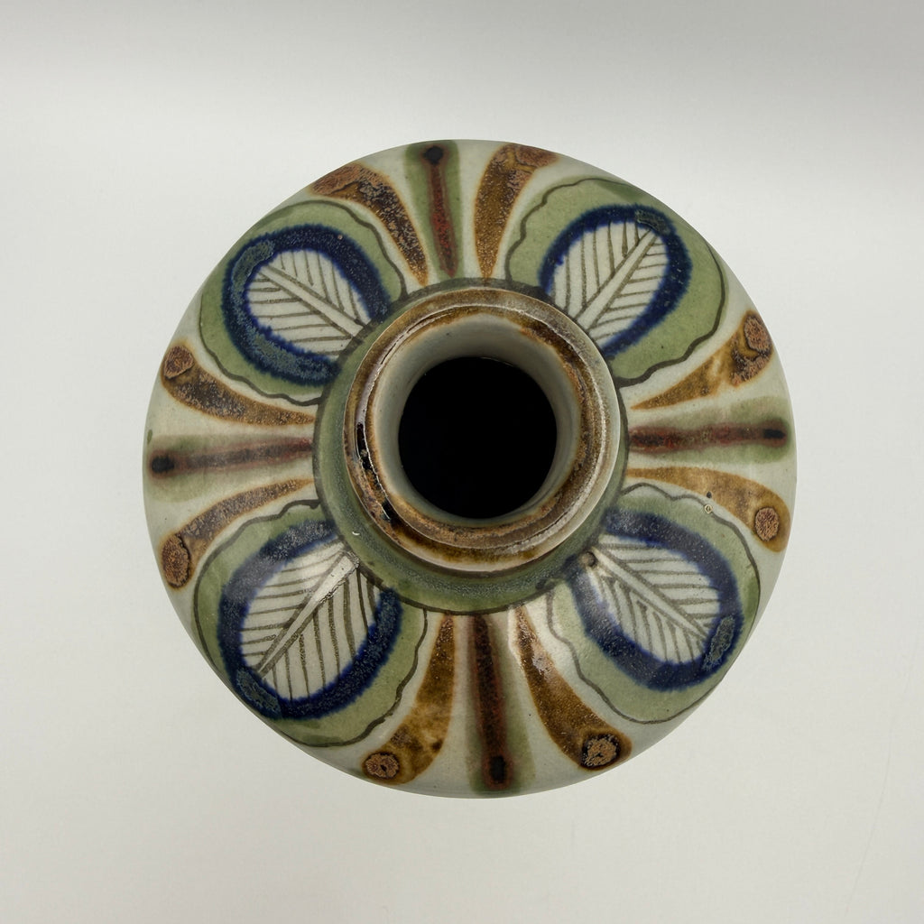 Ken Edwards Tonalá Vase El Palomar Mexiko I Steinzeug Keramik Vogel Motiv Ken Edwards