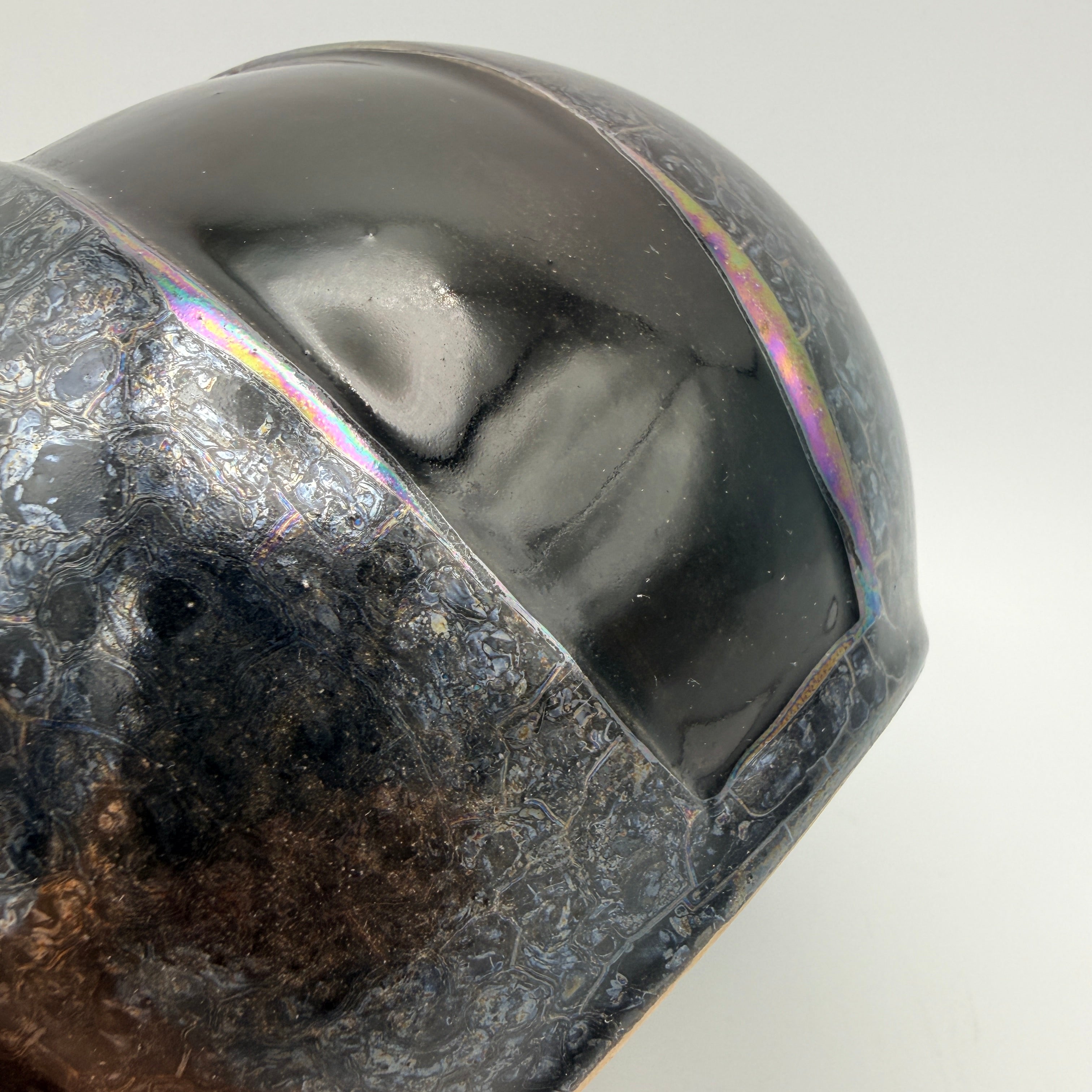 Steuler Zyklon Kugelvase 430/10 I Irisierend Space Age 70er Keramik Vase Streuler Keramik