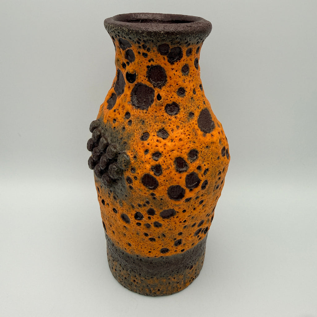 Carstens Tönnieshof Robot Vase 560/20 Heinz Siery I Fat Lava Orange 60er Carstens Tönnieshof