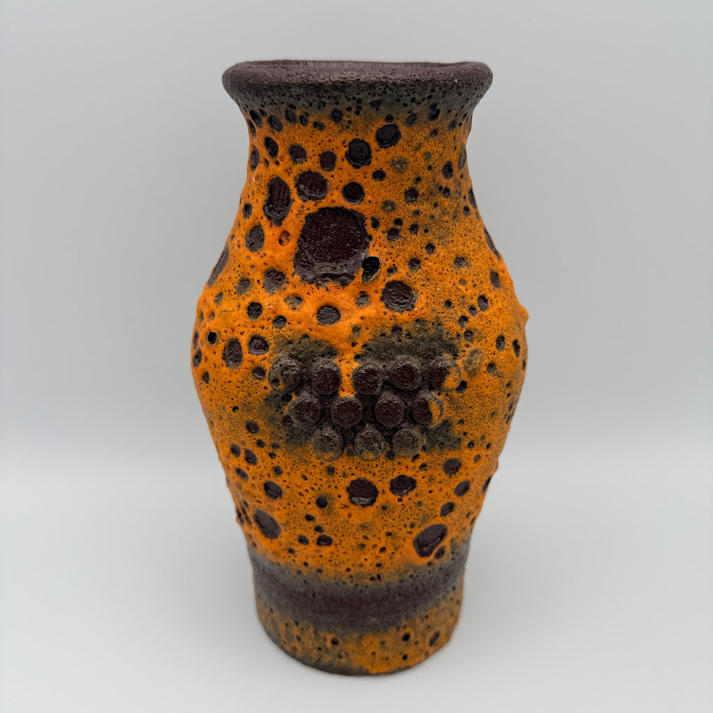 Carstens Tönnieshof Robot Vase 560/20 Heinz Siery I Fat Lava Orange 60er Carstens Tönnieshof