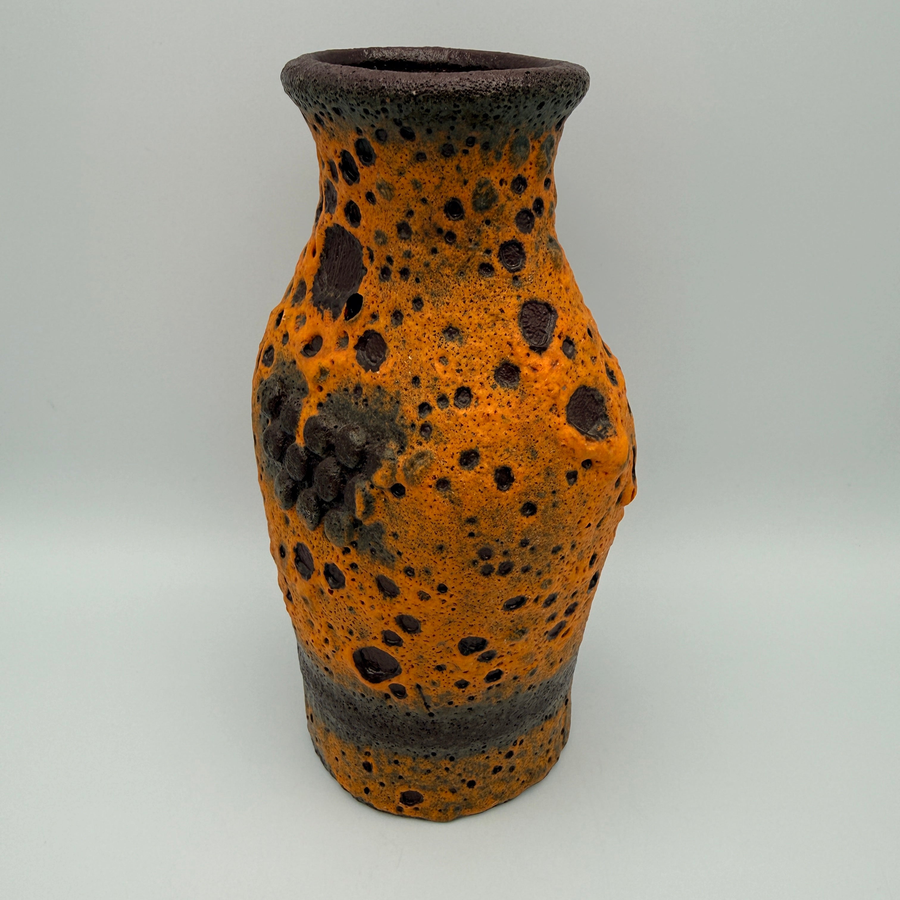 Carstens Tönnieshof Robot Vase 560/20 Heinz Siery I Fat Lava Orange 60er Carstens Tönnieshof