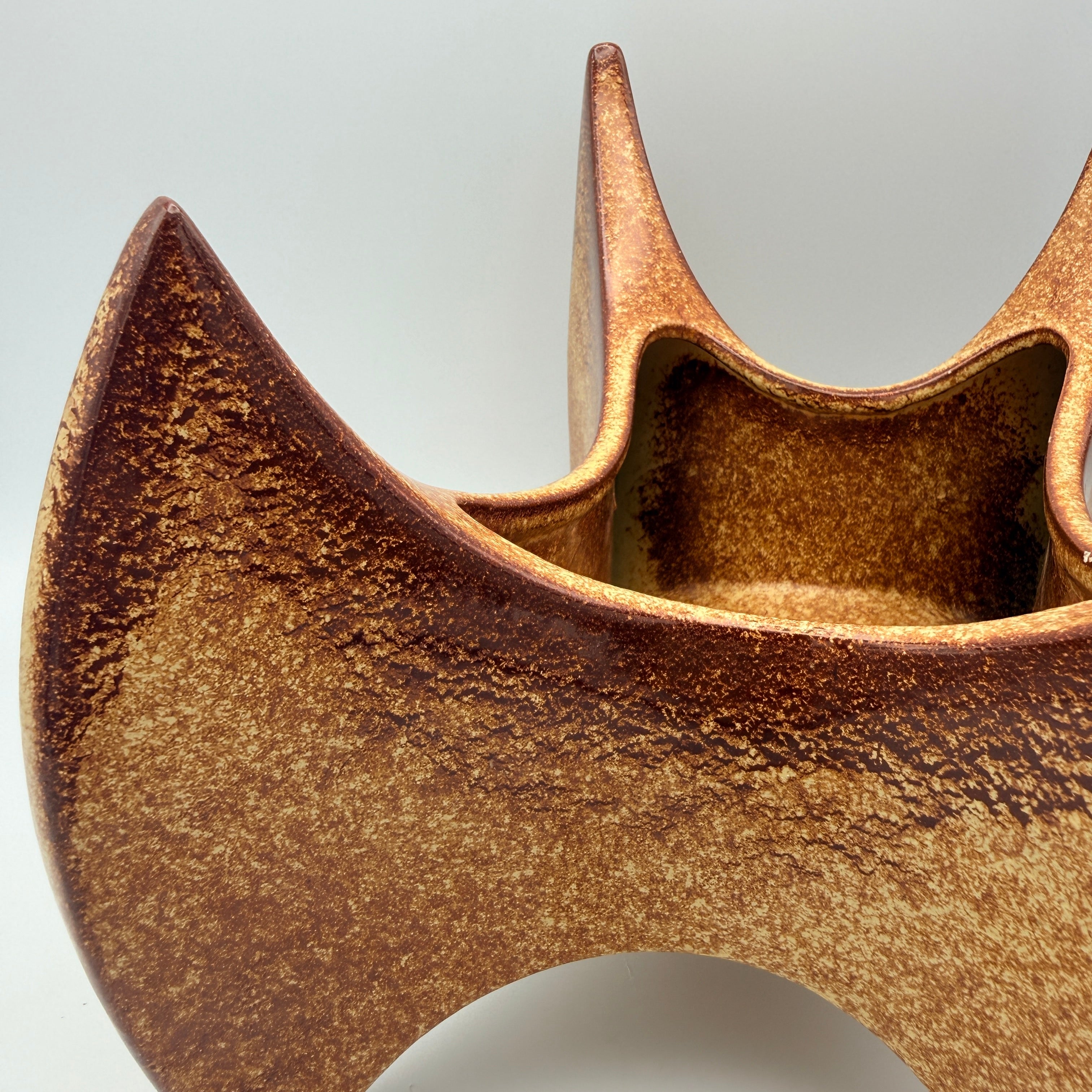 Bertoncello Ankervase 964 Roberto Rigon I Italien 70er Kunstkeramik Bertoncello Ceramiche d’Arte