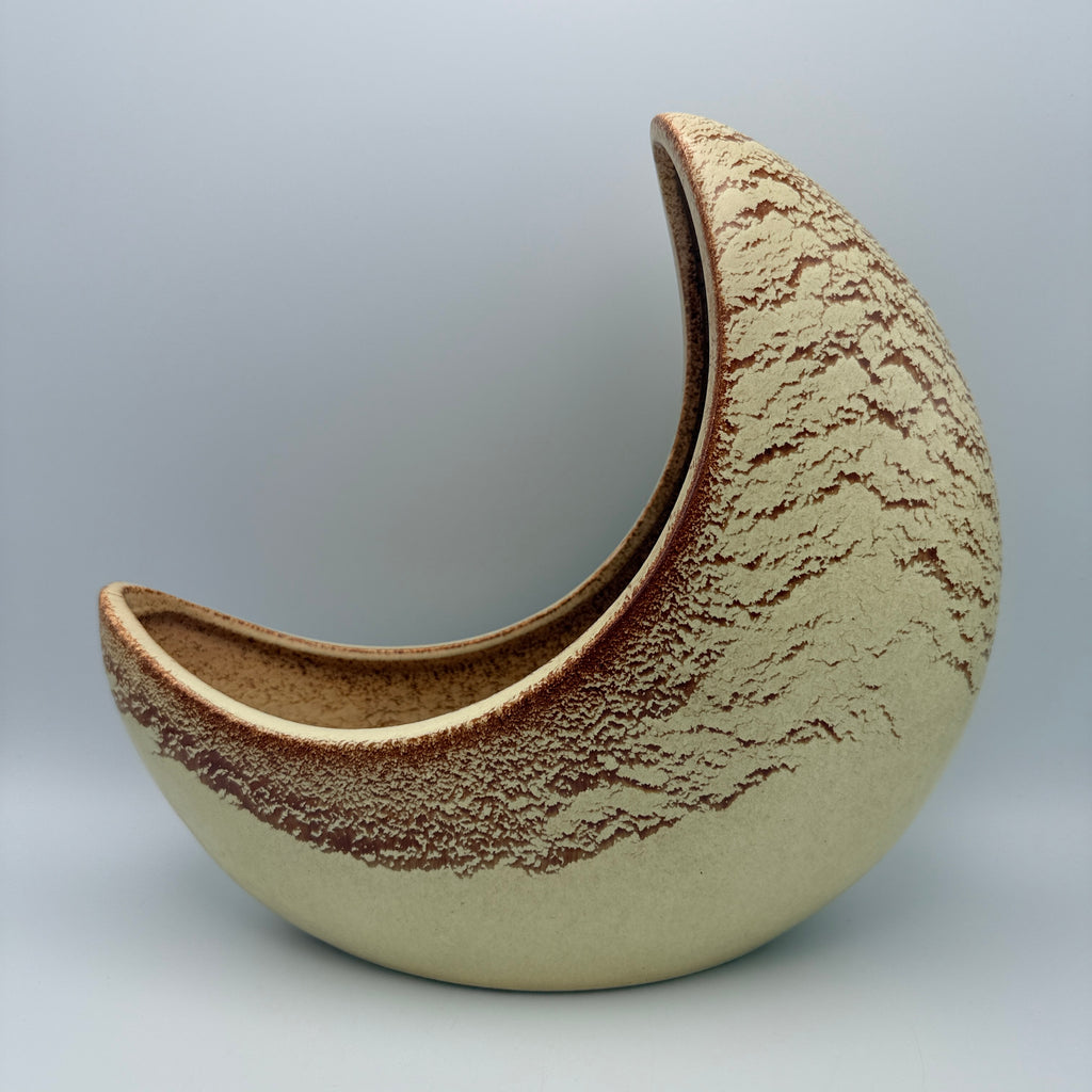 Bertoncello Mond Jardiniere 972 Roberto Rigon I Italien 70er Keramik Schale Bertoncello Ceramiche d’Arte