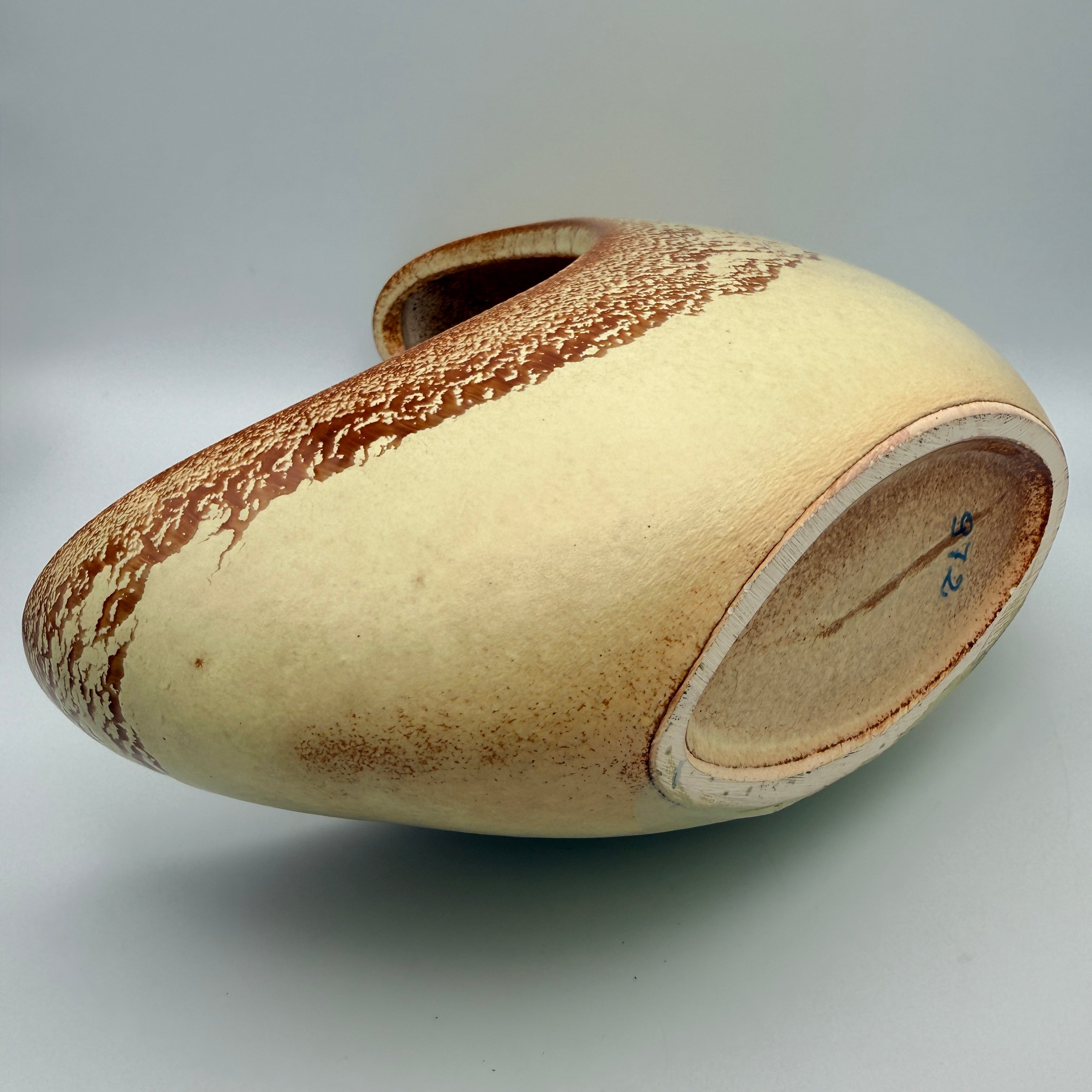 Bertoncello Mond Jardiniere 972 Roberto Rigon I Italien 70er Keramik Schale Bertoncello Ceramiche d’Arte