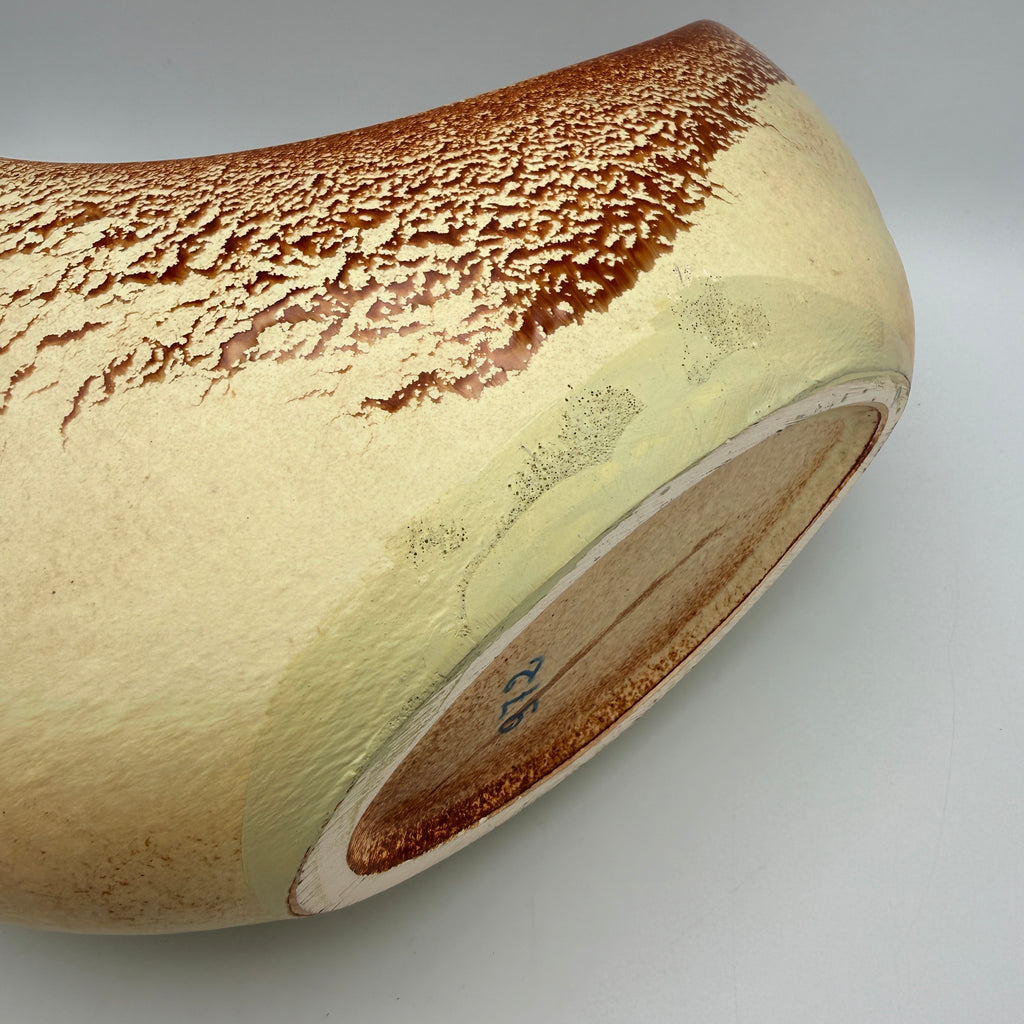 Bertoncello Mond Jardiniere 972 Roberto Rigon I Italien 70er Keramik Schale Bertoncello Ceramiche d’Arte