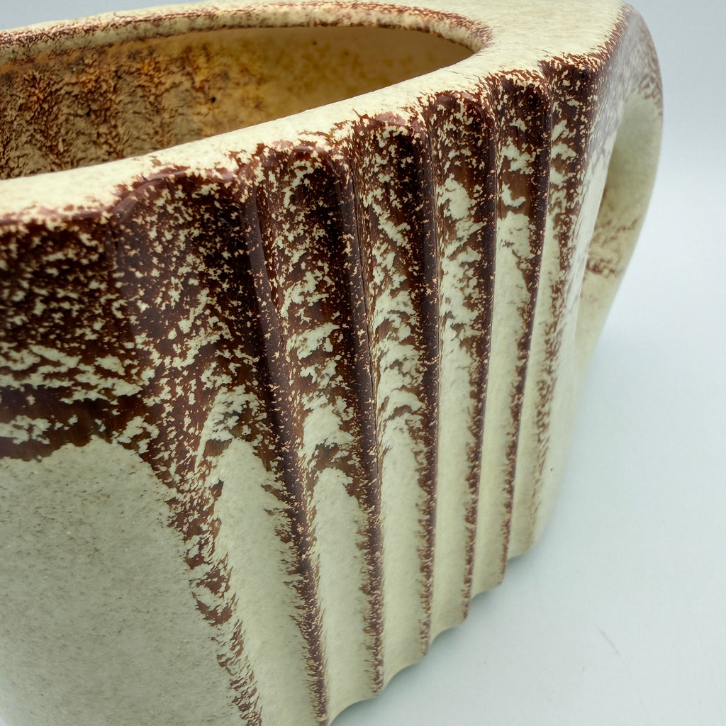 Bertoncello Jardiniere Roberto Rigon I Italien 70er Kunstkeramik Schale Bertoncello Ceramiche d’Arte