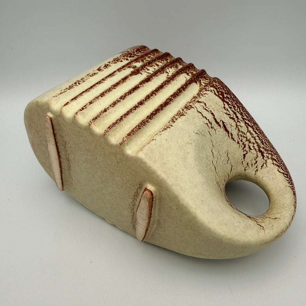 Bertoncello Jardiniere Roberto Rigon I Italien 70er Kunstkeramik Schale Bertoncello Ceramiche d’Arte