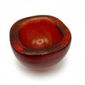 Murano Glasschale Rot Goldstaub I Aventurin Vintage Glas Schälchen 5cm Showroom Ansbach