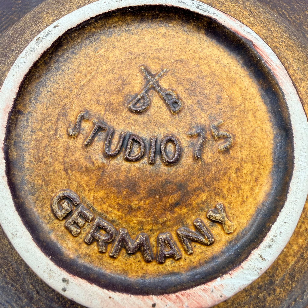 Dümler & Breiden Studio 75 Aschenbecher I 70er Vintage Braun Keramik Dümler & Breiden