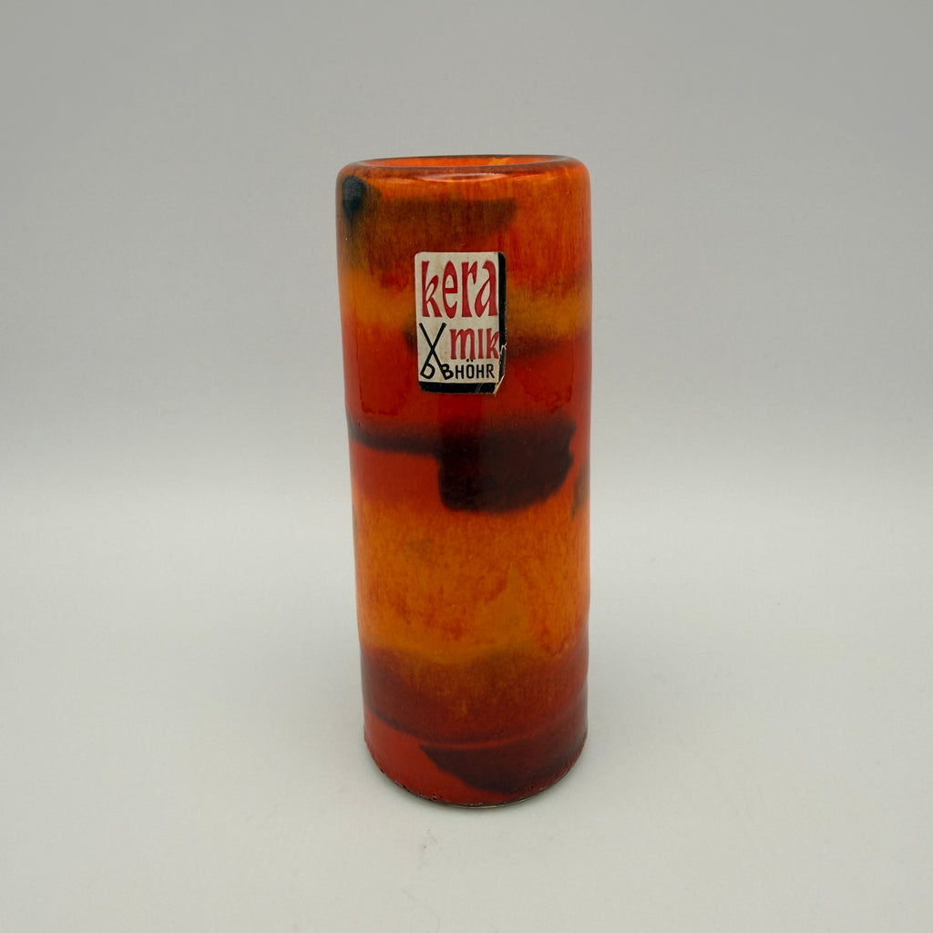 Dümler & Breiden Höhr Kerzenständer Studio I 70er Vintage Rot Orange Dümler & Breiden