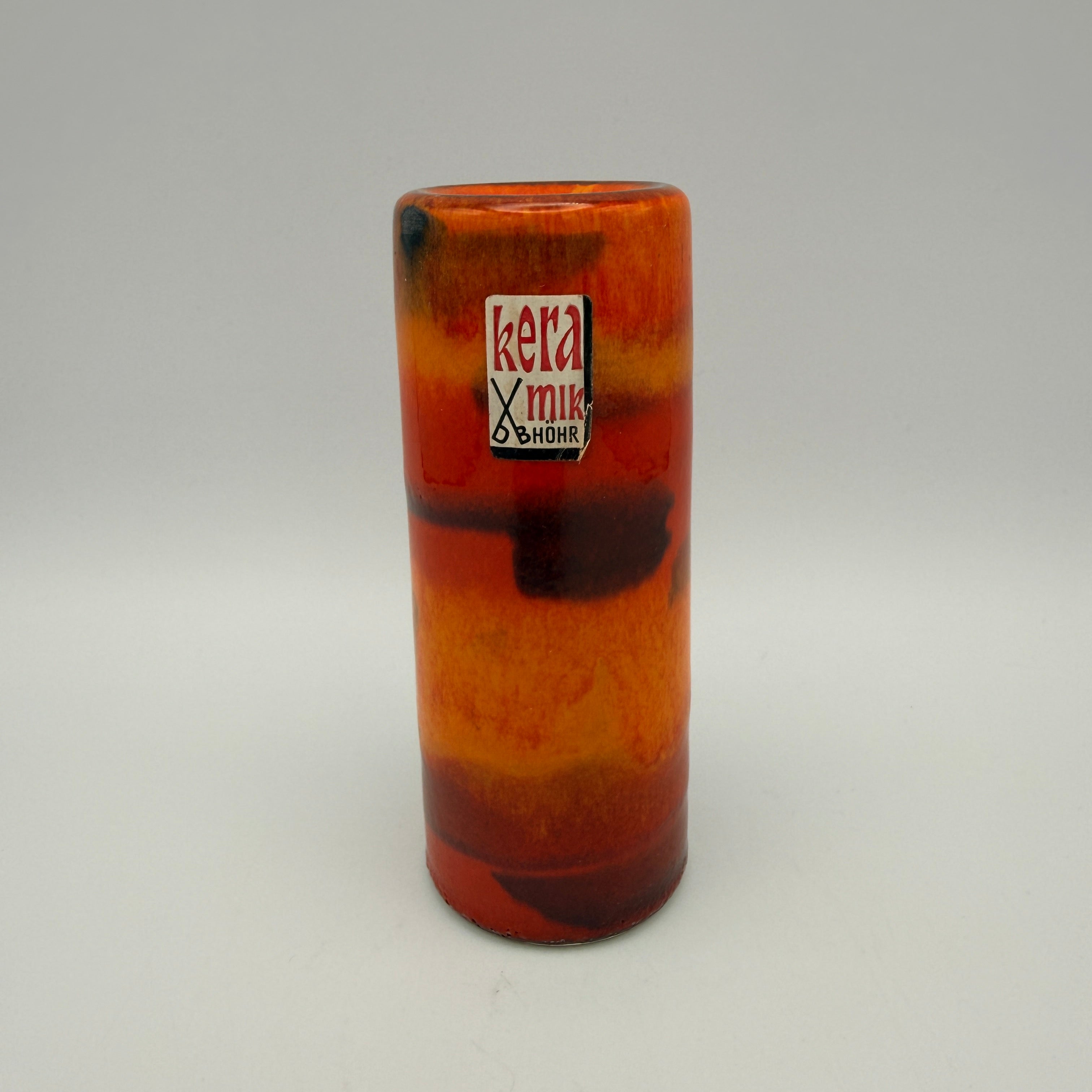 Dümler & Breiden Höhr Kerzenständer Studio I 70er Vintage Rot Orange Dümler & Breiden