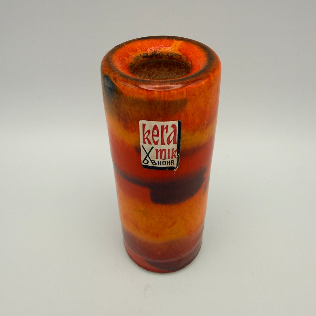 Dümler & Breiden Höhr Kerzenständer Studio I 70er Vintage Rot Orange Dümler & Breiden