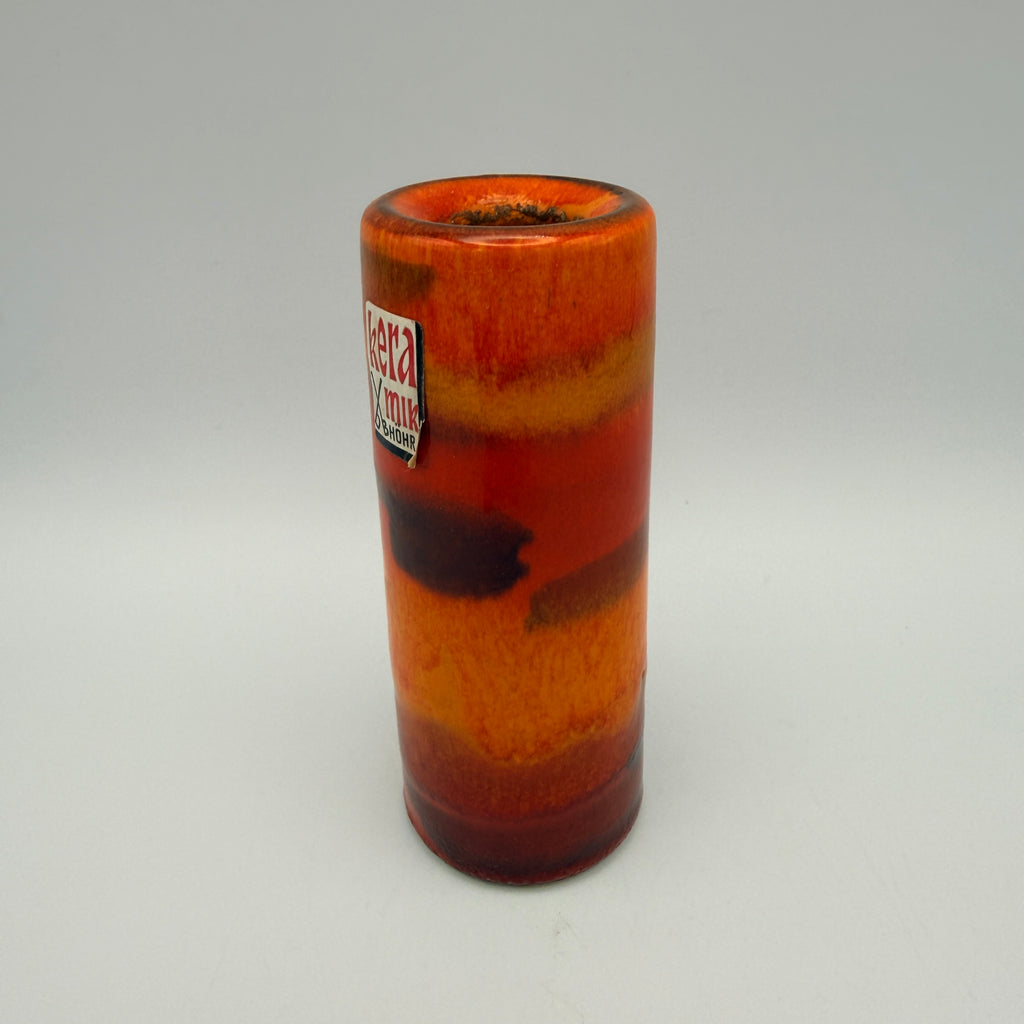 Dümler & Breiden Höhr Kerzenständer Studio I 70er Vintage Rot Orange Dümler & Breiden