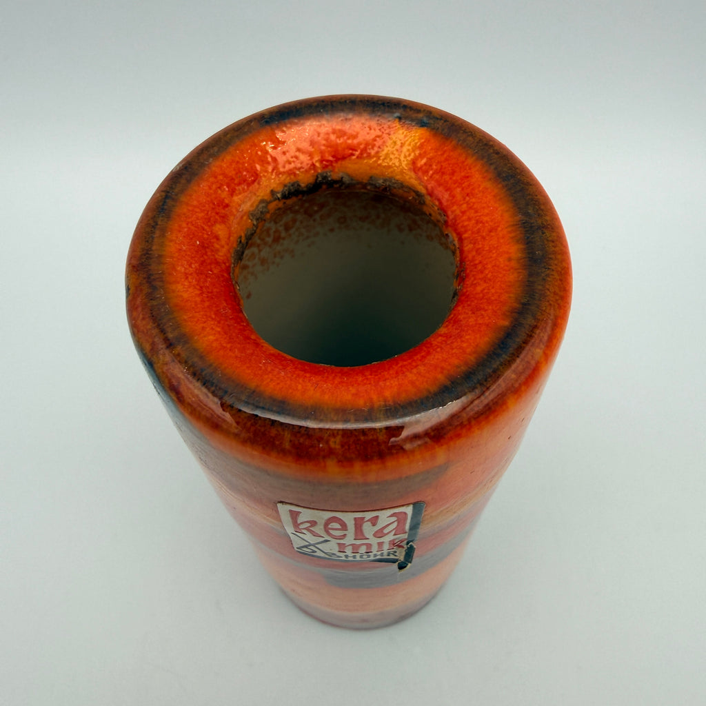 Dümler & Breiden Höhr Kerzenständer Studio I 70er Vintage Rot Orange Dümler & Breiden
