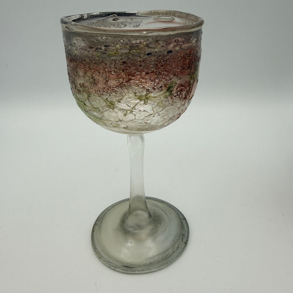 Lubomir Hora Studioglas Set 1981 I Kelch Flasche Signiert Vintage Unikat Lubomir Hora