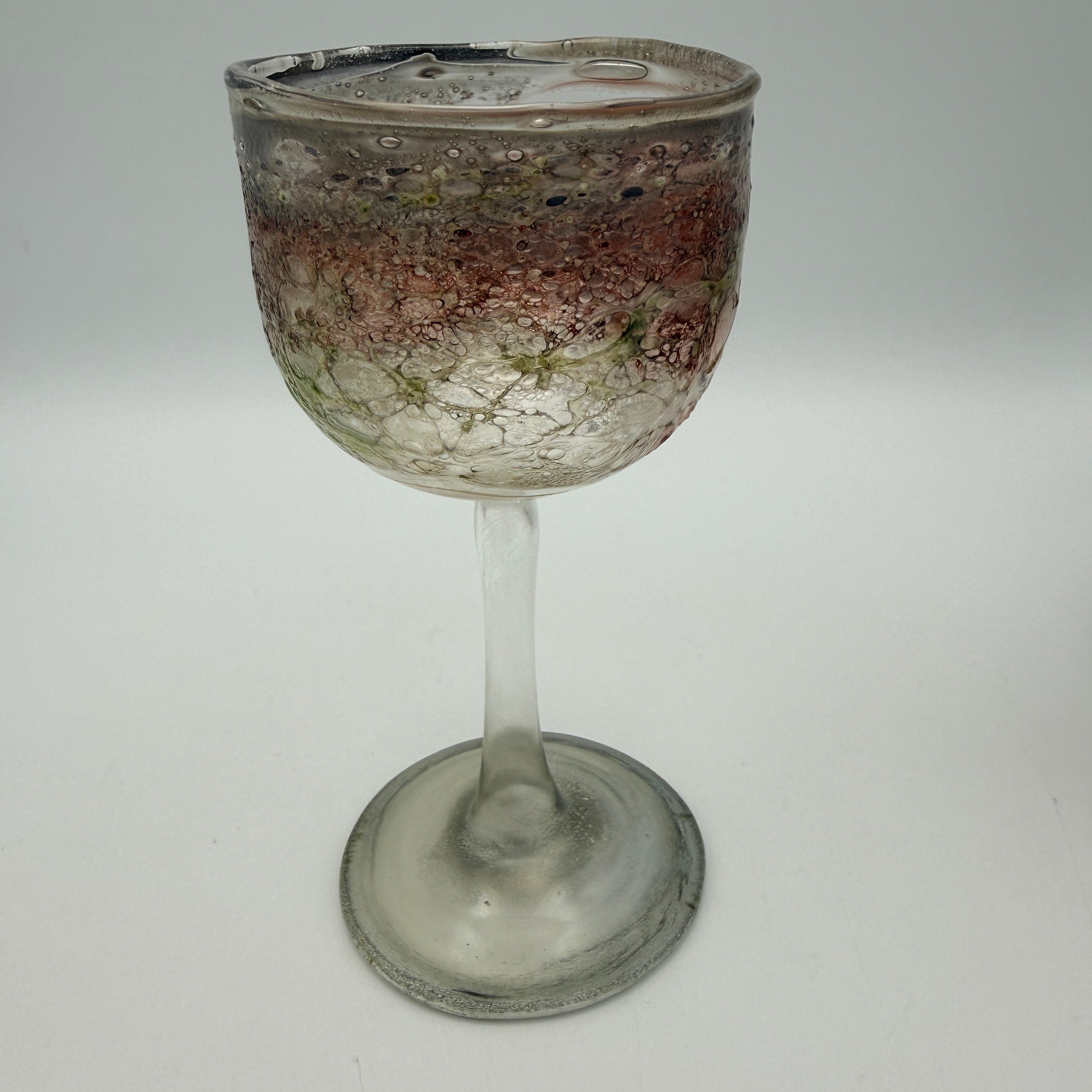 Lubomir Hora Studioglas Set 1981 I Kelch Flasche Signiert Vintage Unikat Lubomir Hora