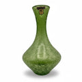 Austria Glas Schneegattern Vase Craquele I Grün Eisglas Vintage ca. 1970 Austria-Glas Schneegattern