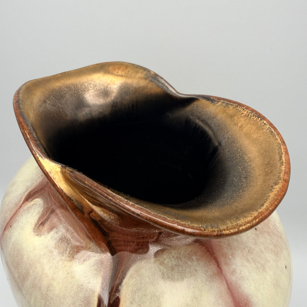 Carstens Tönnieshof Vase 482-22 I Gold Prunkdekor Vintage Keramik 1960er Carstens Tönnieshof