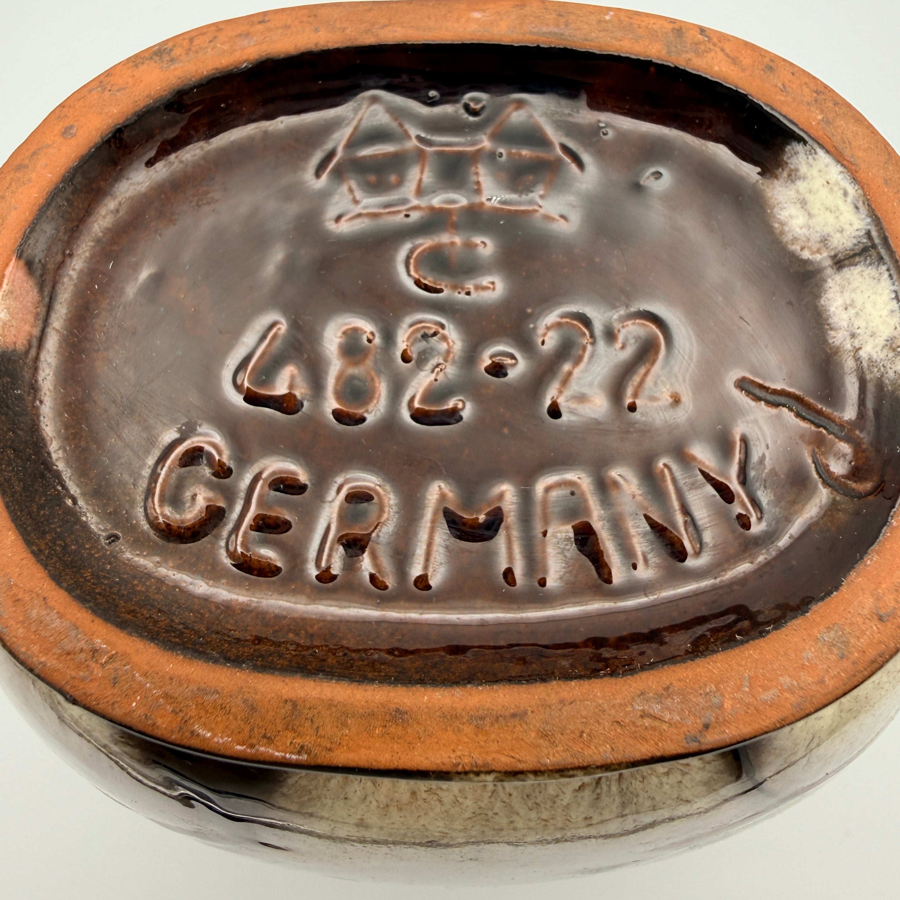Carstens Tönnieshof Vase 482-22 I Gold Prunkdekor Vintage Keramik 1960er Carstens Tönnieshof