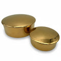 Limoges Porzellan 2er Set Dosen Gold Giraud Paris Schmuckdose Vintage um 1970 Limoges