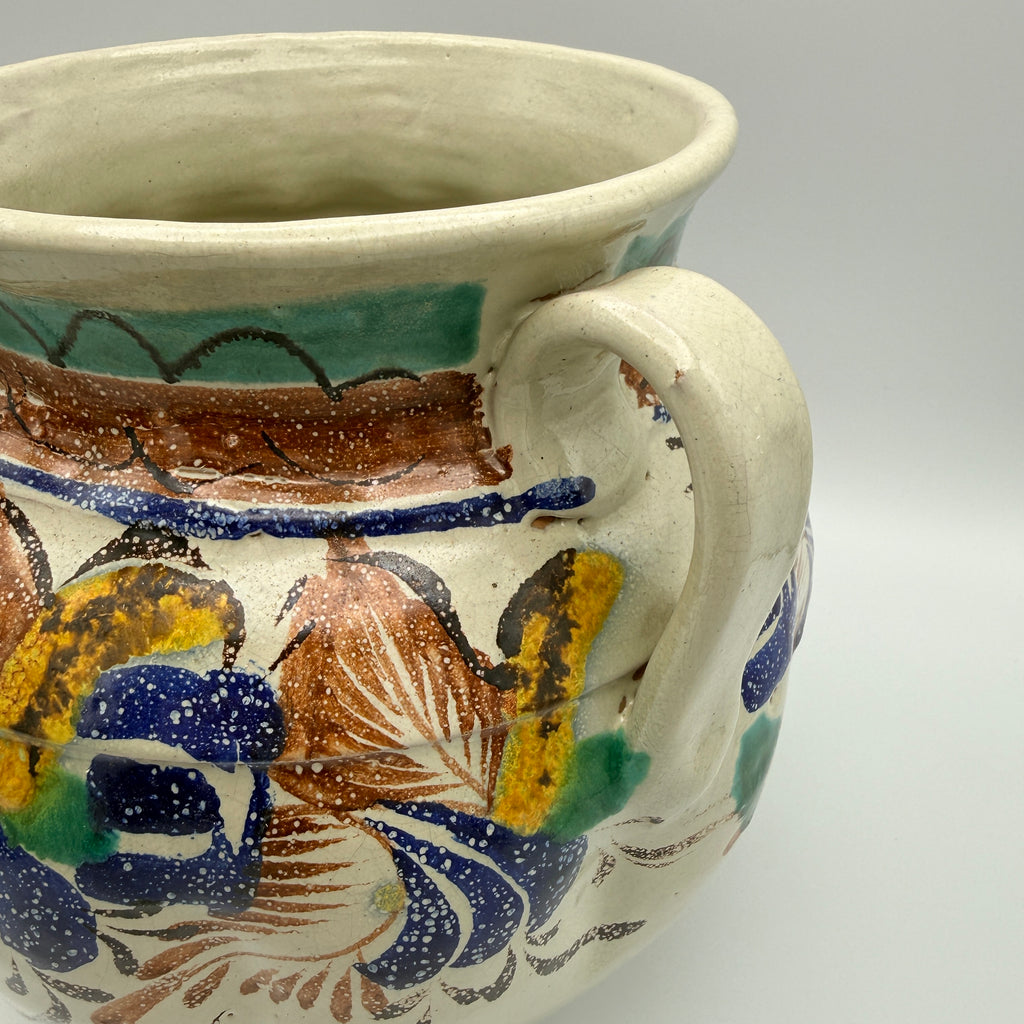 Gorky Gonzalez Mexiko Majolika Topf Krug Guanajuato GTO Signiert Vintage 1980 Gorky Golzáles