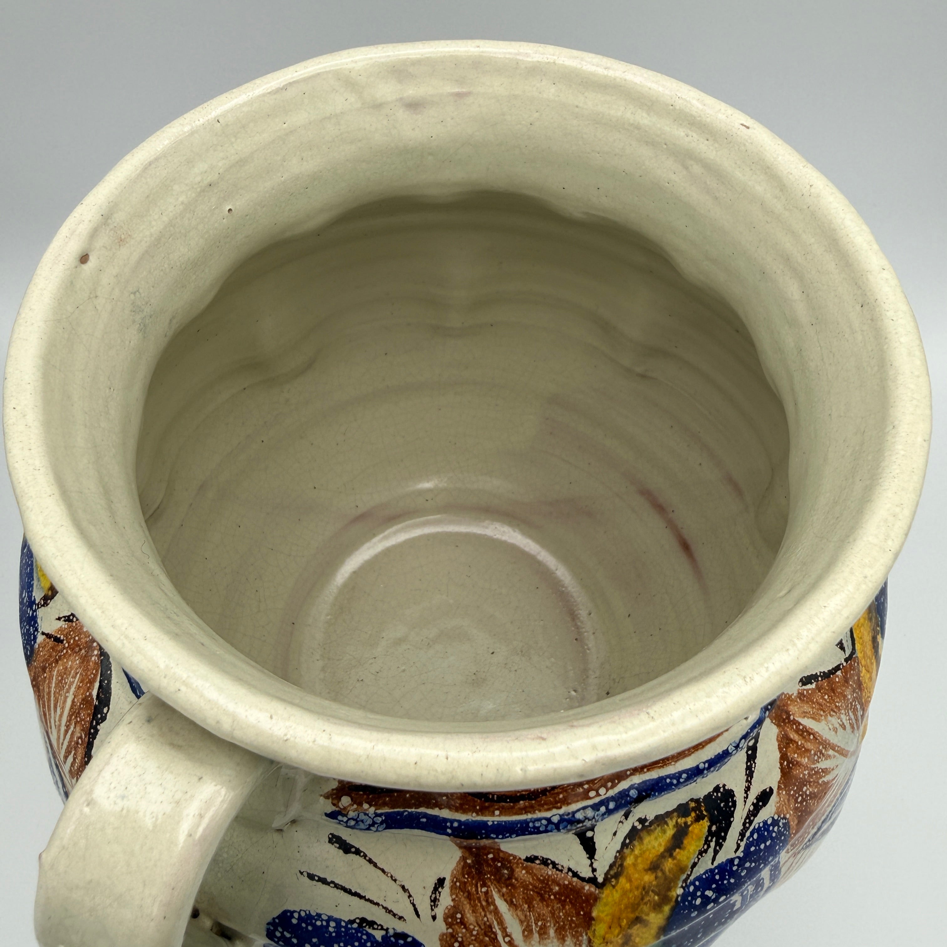 Gorky Gonzalez Mexiko Majolika Topf Krug Guanajuato GTO Signiert Vintage 1980 Gorky Golzáles