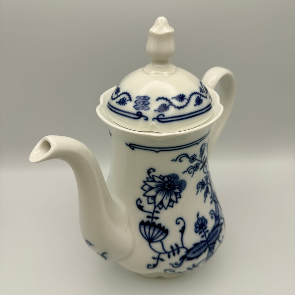 Rudolf Kämpf Zwiebelmuster Kaffeeservice, ca. 1960-1980, 11-tlg. Showroom Ansbach